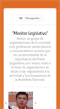 Mobile Screenshot of monitorlegislativo.net